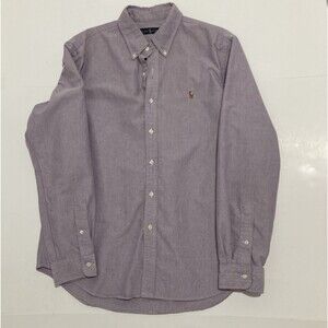 Ralph Lauren Shirt Mens XL Purple Oxford Button Down Long Sleeve Pony Logo